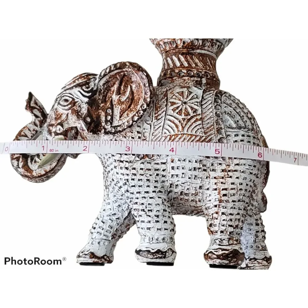 Unique Elephant Wood Tea Light Holder